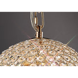 Ava 5 Light Crystal Pendant Light – French Gold