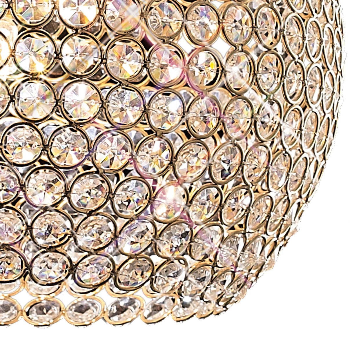 Ava 5 Light Crystal Pendant Light – French Gold