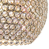 Ava 5 Light Crystal Pendant Light – French Gold