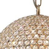 Ava 5 Light Crystal Pendant Light – French Gold