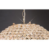 Ava 7 Light Crystal Pendant Light – French Gold