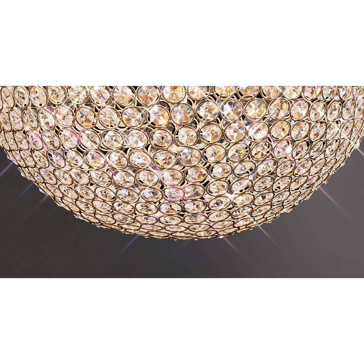 Ava 7 Light Crystal Pendant Light – French Gold