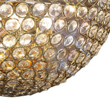 Ava Circular 2 Light Crystal Wall Light - Gold