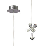Aviva 12cm LED Crystal Pendant Light 2W 4000K - Polished Chrome