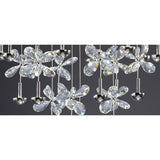 Aviva 28 Light LED Crystal Cluster Pendant Light 4000K - Polished Chrome
