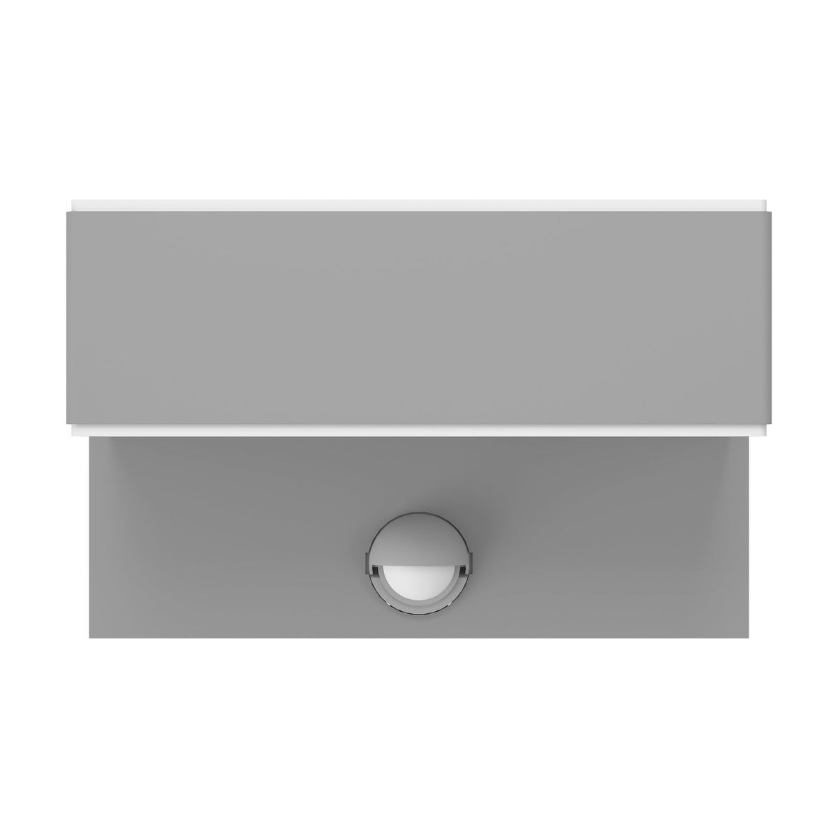 Azzinano LED Outdoor Wall Light with Motion Sensor - Silver