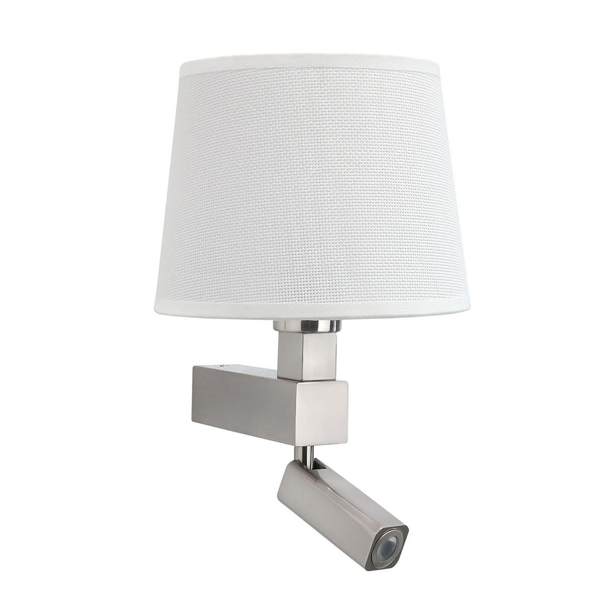Bahia LED Wall/Reading Light - Nickel (Without Shade)