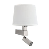 Bahia LED Wall/Reading Light - Nickel (Without Shade)