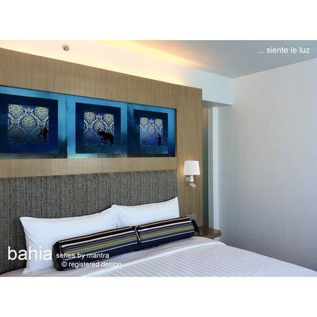 Bahia 1 Light Wall Light - Satin Nickel (Without Shade)