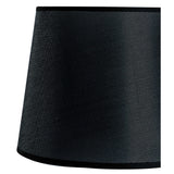 Habana Round Wall Lamp Lampshade - Black, 20cm x 15.2cm