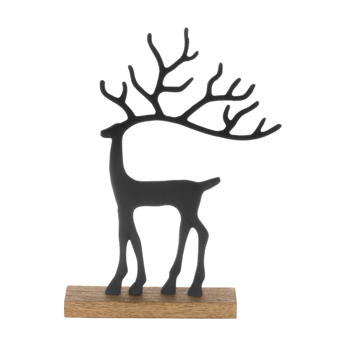 Baliguian Reindeer Ornament - Black & Natural