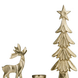 Baliguian Reindeer Ornament - Gold & Natural