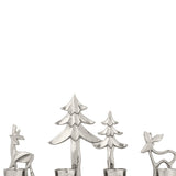 Baliguian Reindeer Ornament - Nickel & Natural