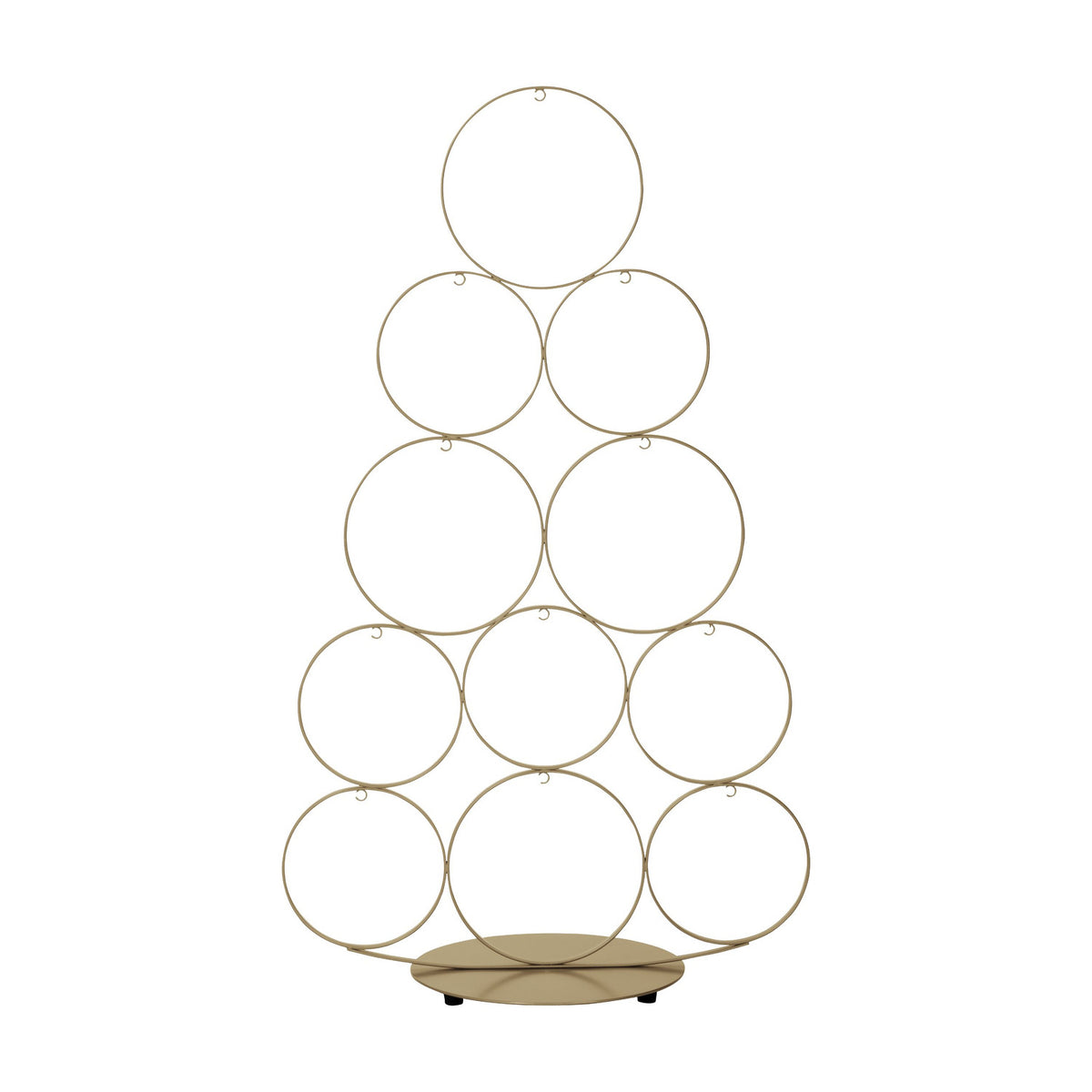 Ballymena Metal Christmas Tree 66cm - Champagne