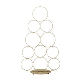 Ballymena Metal Christmas Tree 66cm - Champagne