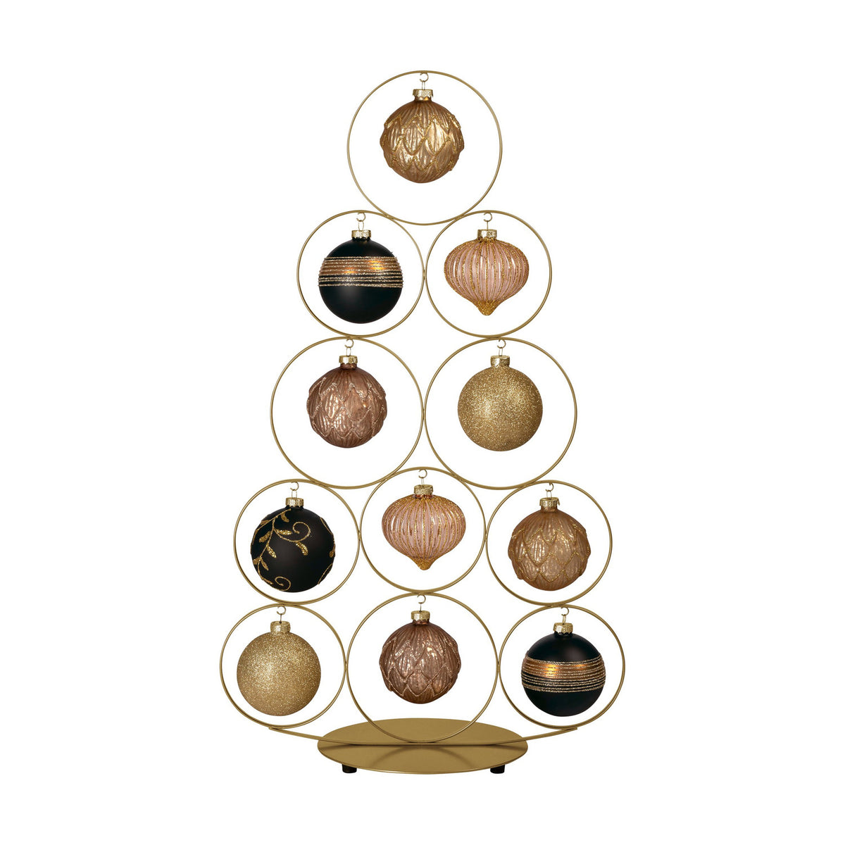 Ballymena Metal Christmas Tree 66cm - Champagne
