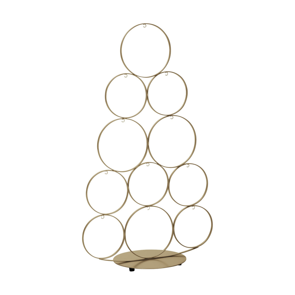 Ballymena Metal Christmas Tree 66cm - Champagne