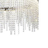 Bano 61.5cm Round Dimmable LED Crystal Chandelier - Chrome