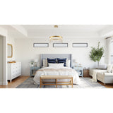 Bano 61.5cm Round Dimmable LED Crystal Chandelier - Chrome