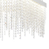 Bano 50cm Square Dimmable LED Crystal Chandelier -  Chrome