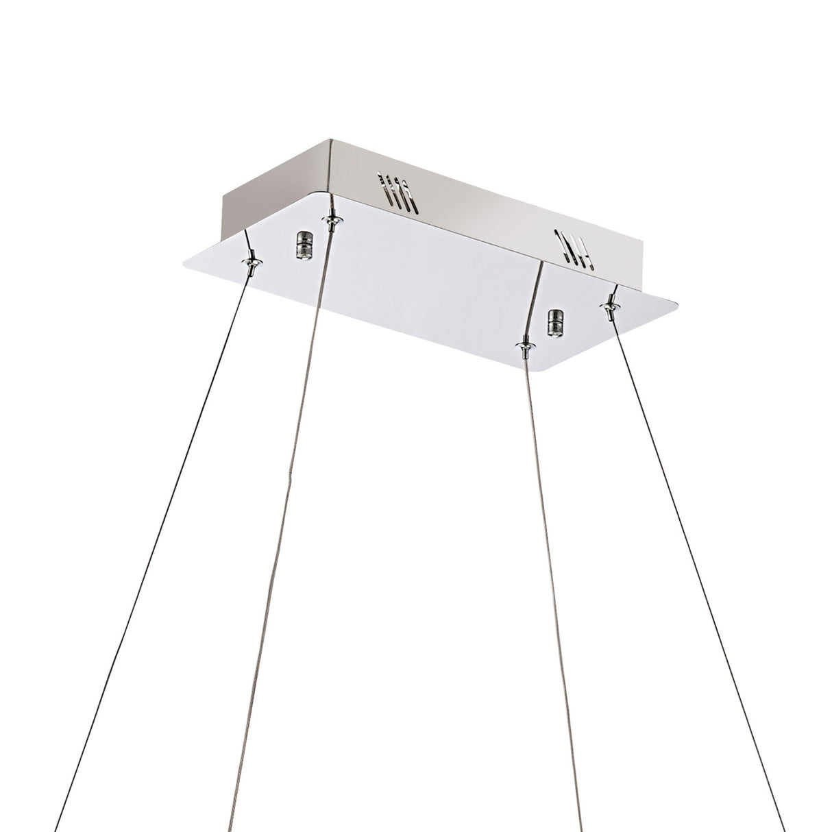 Bano 115cm Dimmable LED Crystal Linear Suspension Light - Chrome