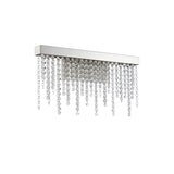 Bano Medium Dimmable LED Crystal Chain Wall Light - Chrome