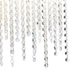 Bano Large Dimmable LED Crystal Chain Wall Light - Chrome