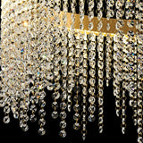 Bano 61.5cm Round Dimmable LED Crystal Chandelier - Gold