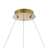 Bano 61.5cm Round Dimmable LED Crystal Chandelier - Gold
