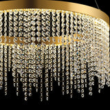 Bano 61.5cm Round Dimmable LED Crystal Chandelier - Gold