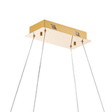Bano 115cm  Dimmable LED Crystal Linear Suspension Light- Gold