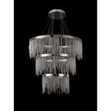 Bano 81.5cm Round 3 Tier Dimmable LED Crystal Chandelier - Chrome