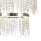 Bano 81.5cm Round 3 Tier Dimmable LED Crystal Chandelier - Chrome