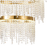 Bano 81.5cm Round 3 Tier Dimmable LED Crystal Chandelier - Gold