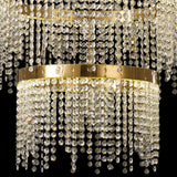 Bano 81.5cm Round 3 Tier Dimmable LED Crystal Chandelier - Gold