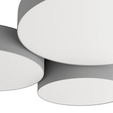Barbano Smart LED Flush Ceiling Light - Grey & White