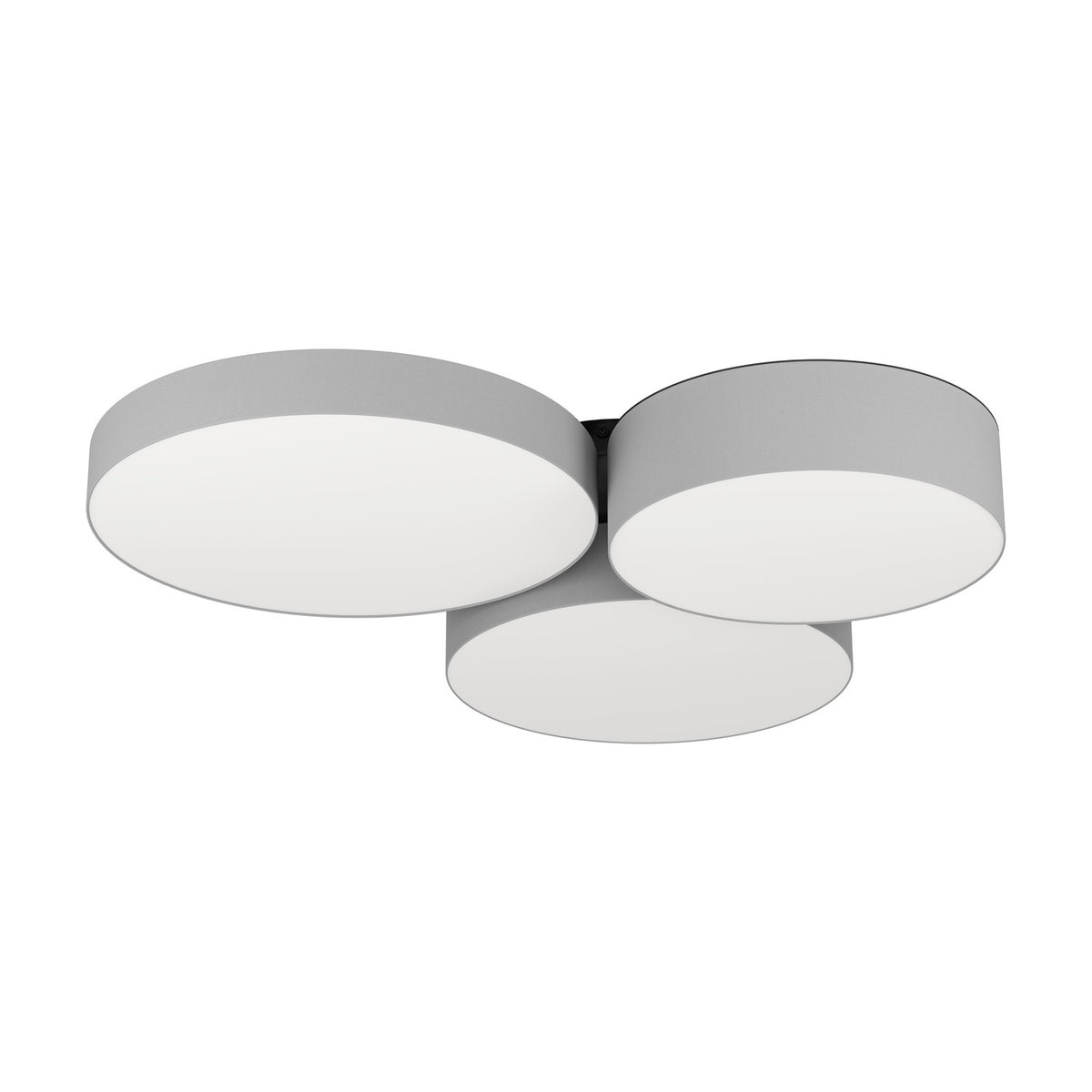 Barbano Smart LED Flush Ceiling Light - Grey & White