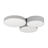 Barbano Smart LED Flush Ceiling Light - Grey & White