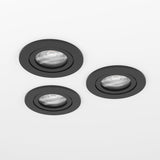 Barranco Downlight 8.4cm Set of 3 - Black