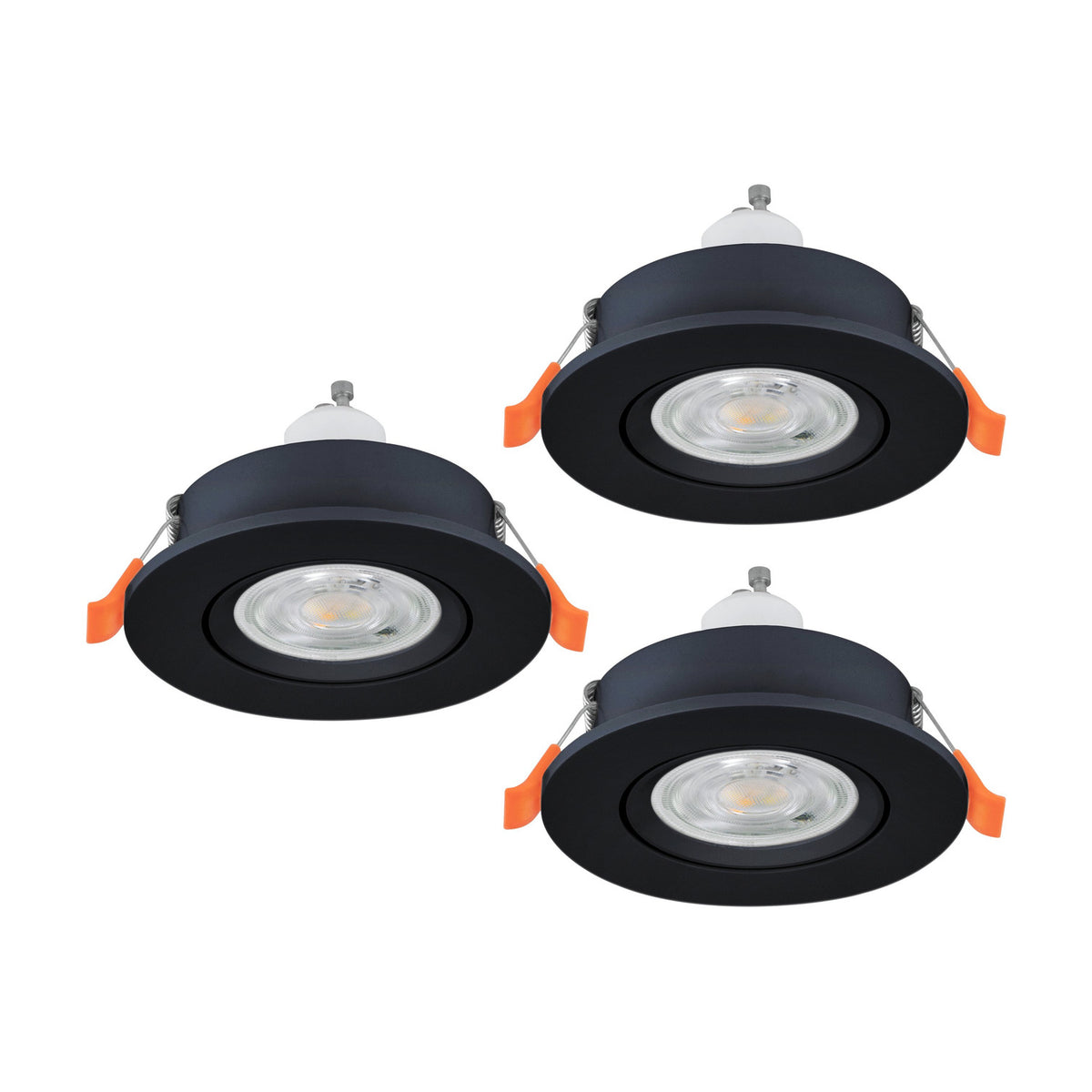 Barranco Downlight 8.4cm Set of 3 - Black