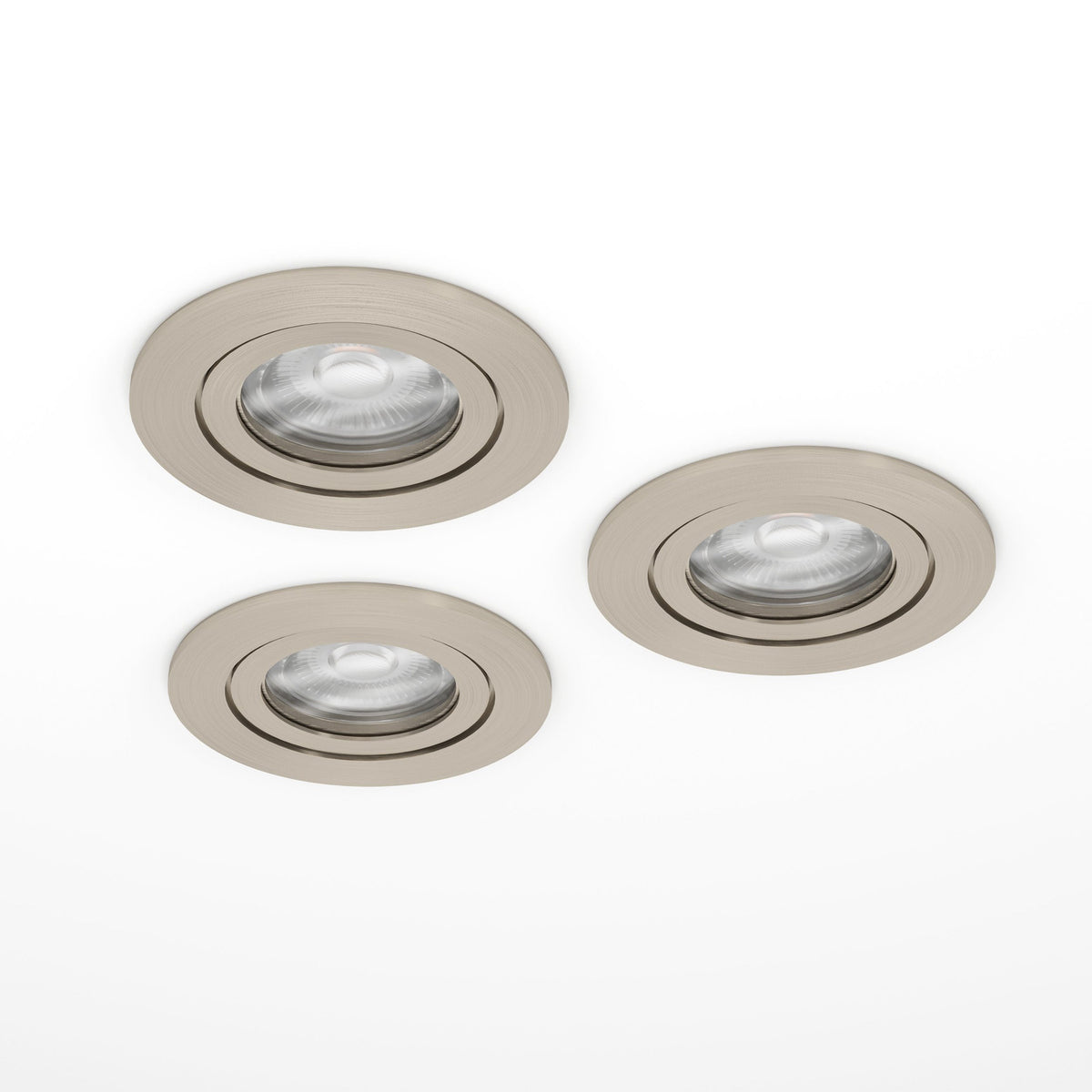Barranco Downlight 8.4cm Set of 3 - Satin Nickel