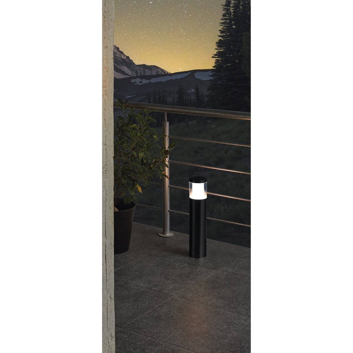 Basalgo Smart LED Bollard Light - Black