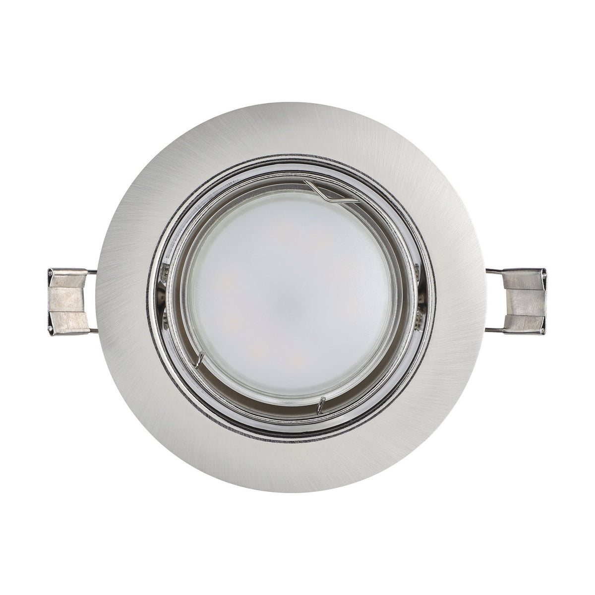 Baselle Adjustable Downlight Set of 3 - Satin Nickel