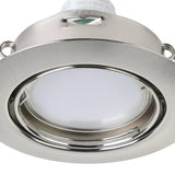 Baselle Adjustable Downlight Set of 3 - Satin Nickel