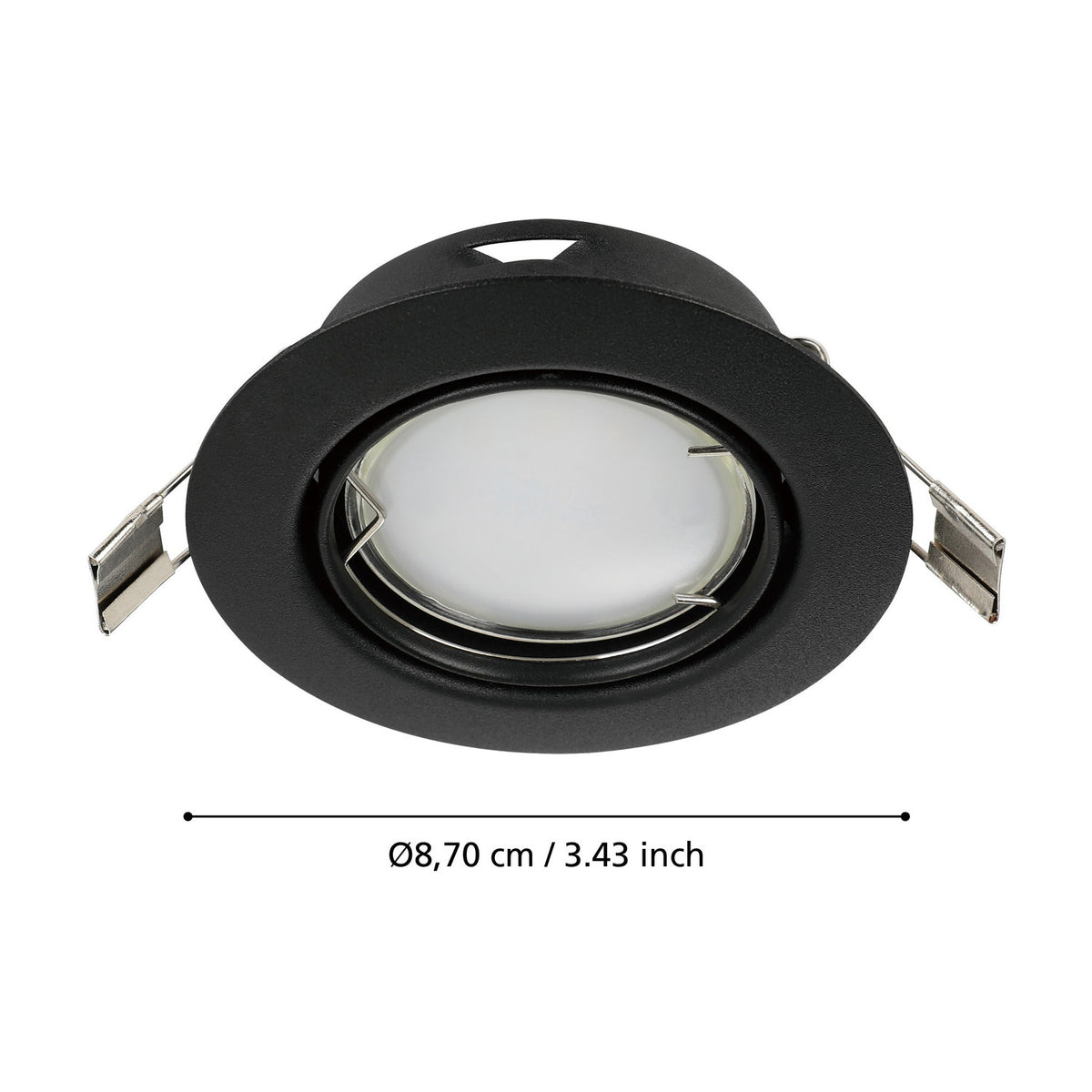 Baselle Downlight Set of 3 - Black