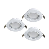Baselle Fixed Downlight Set of 3 - White