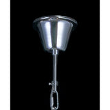 Bask 48cm Round 4 Light Crystal Chandelier - Polished Chrome