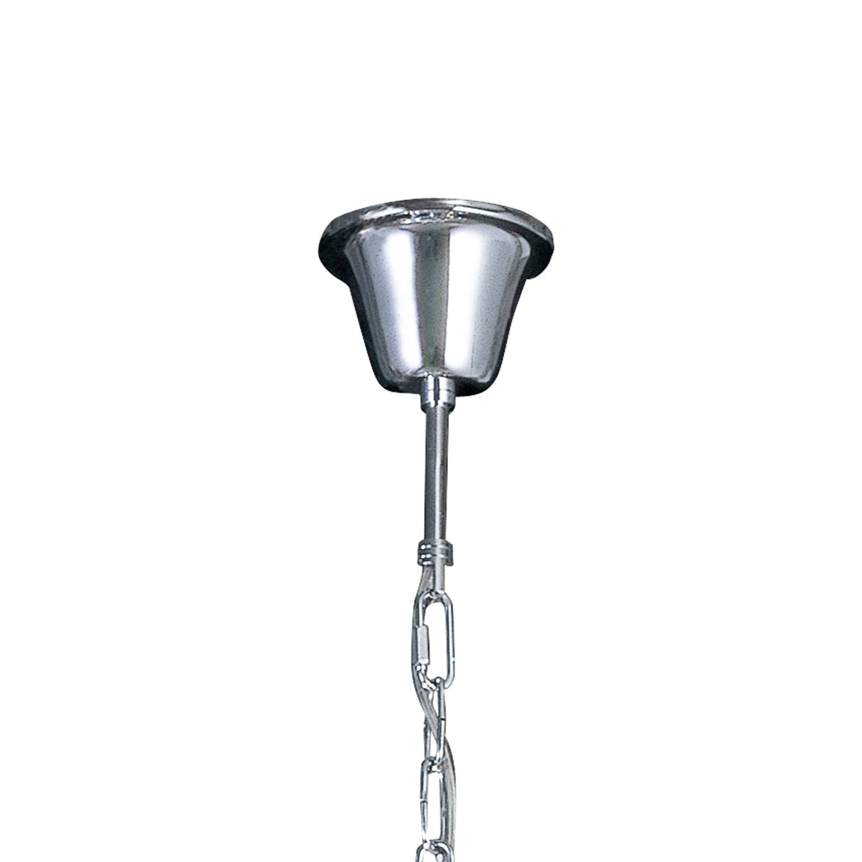 Bask 48cm Round 4 Light Crystal Chandelier - Polished Chrome