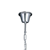 Bask 48cm Round 4 Light Crystal Chandelier - Polished Chrome
