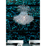 Bask 64cm Round 6 Light Crystal Chandelier - Polished Chrome